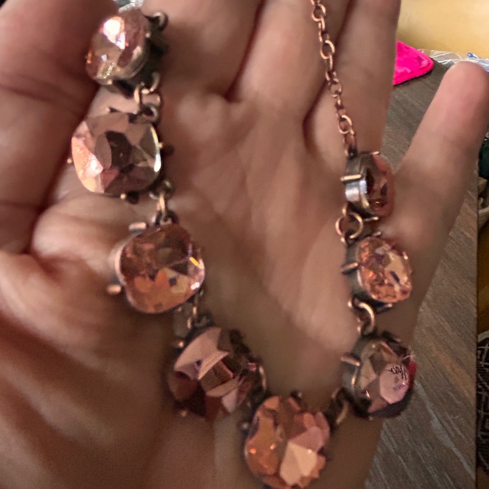 Copper crystal necklace - Picture 5 of 8